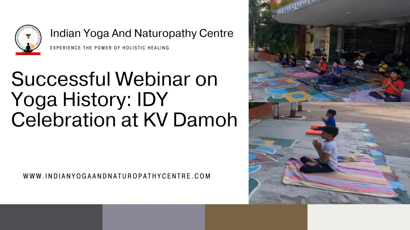 Successful Webinar on Yoga History: IDY Celebration at KV Damoh