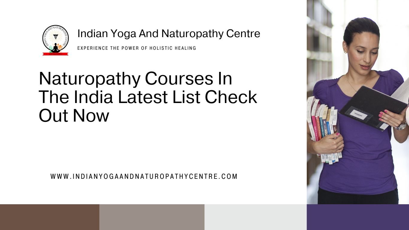 Naturopathy Courses in the India Latest List Check Out Now